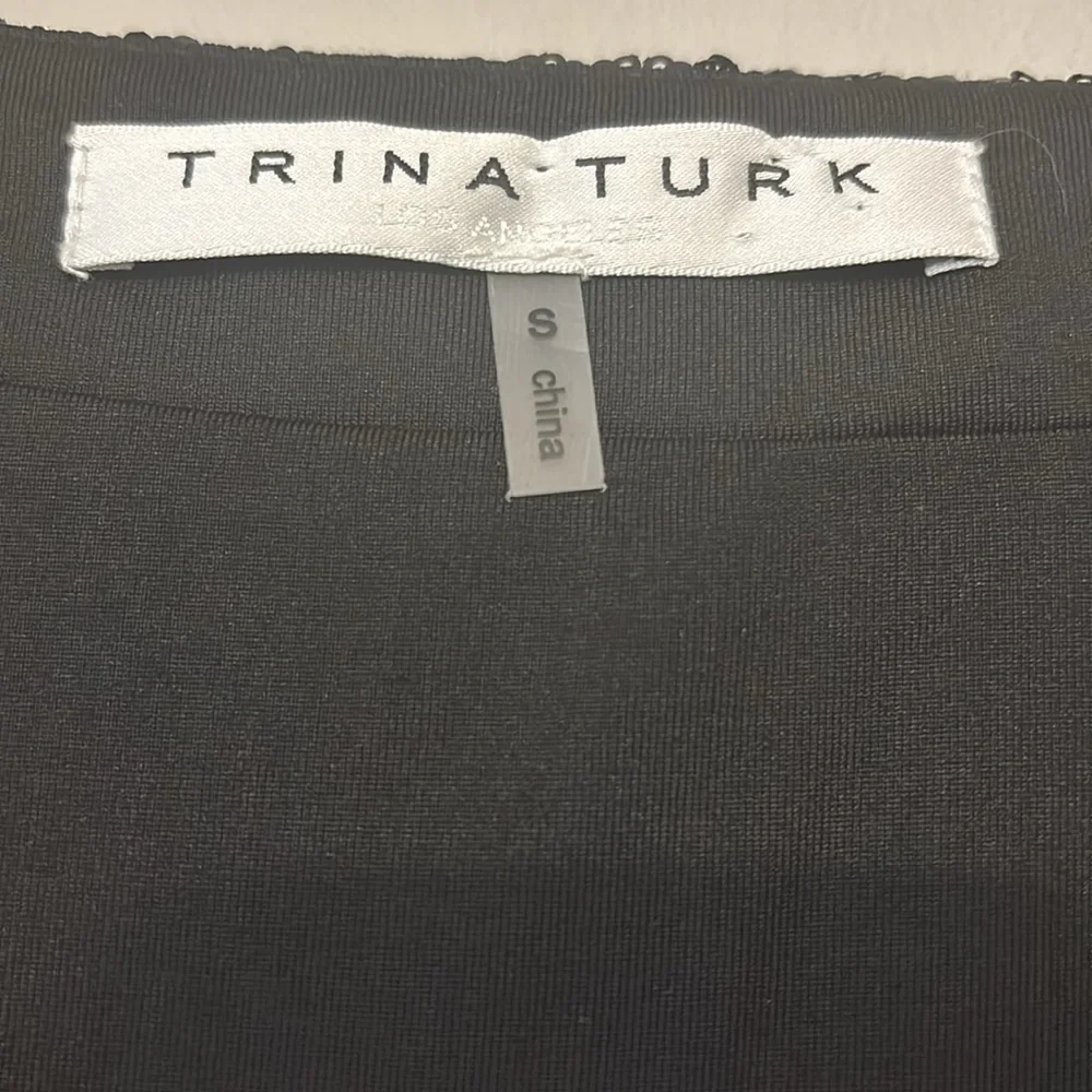 Trina Turk Sprite Dolman Top - Black -  Size Small - Picture 4 of 8